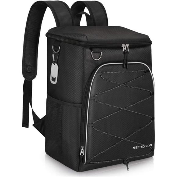 Insulated Cooler Backpack Leakproof Soft Cooler Bag Lightweight Backpack Cooler - Picture 1 of 6
